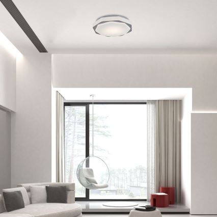 Rabalux - Светодиодный потолочный светильник с регулированием яркости LED/18W/230V 3000K/4000K/6000K + дистанционное управление