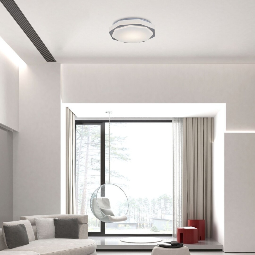 Rabalux - Светодиодный потолочный светильник с регулированием яркости LED/18W/230V 3000K/4000K/6000K + дистанционное управление