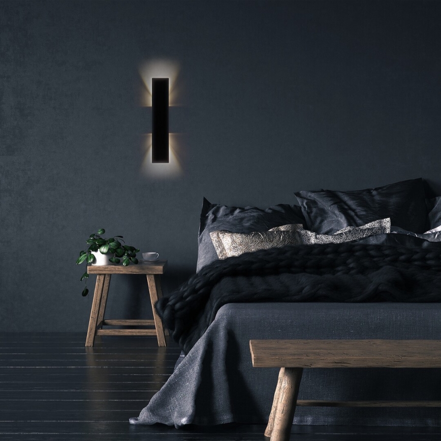Rabalux - Світлодіодний настінний світильник LED/6W/230V 3000K чорний