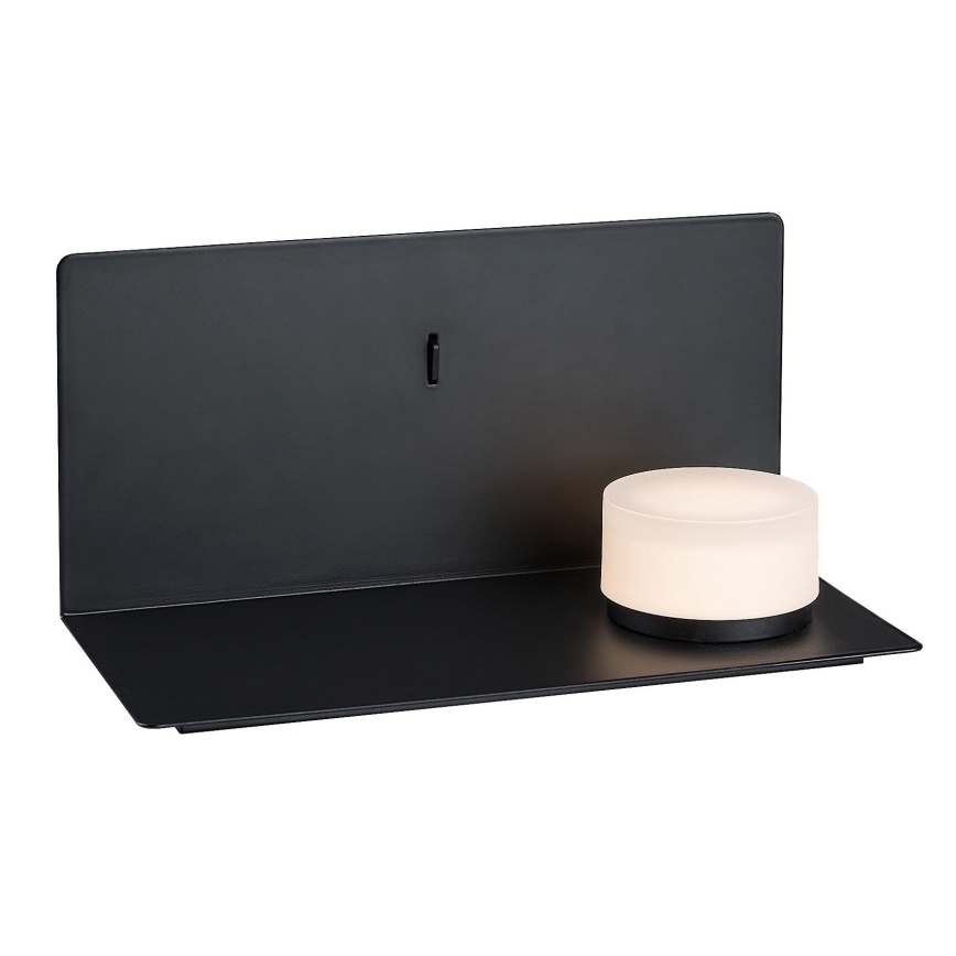 Rabalux - Светодиодный настенный светильник с полкой и USB портом LED/6W/230V 3000K