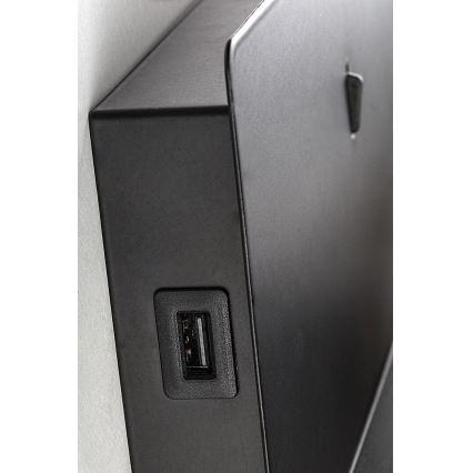 Rabalux - Светодиодный настенный светильник с полкой и USB портом LED/6W/230V 3000K