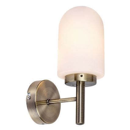 Rabalux - Настінний світильник для ванної кімнати 1xE14/10W/230V IP44 бронза