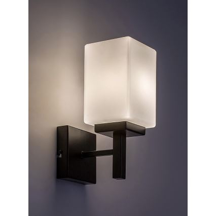 Rabalux - Настенный светильник для ванной комнаты 1xE14/10W/230V IP44 черный