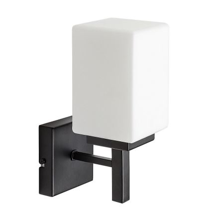 Rabalux - Настінний світильник для ванної кімнати 1xE14/10W/230V IP44 чорний