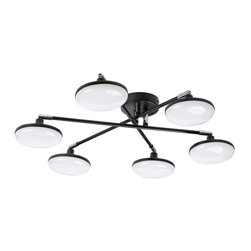 Rabalux - Пристельова LED люстра 6xLED/4W/230V 3000K чорний