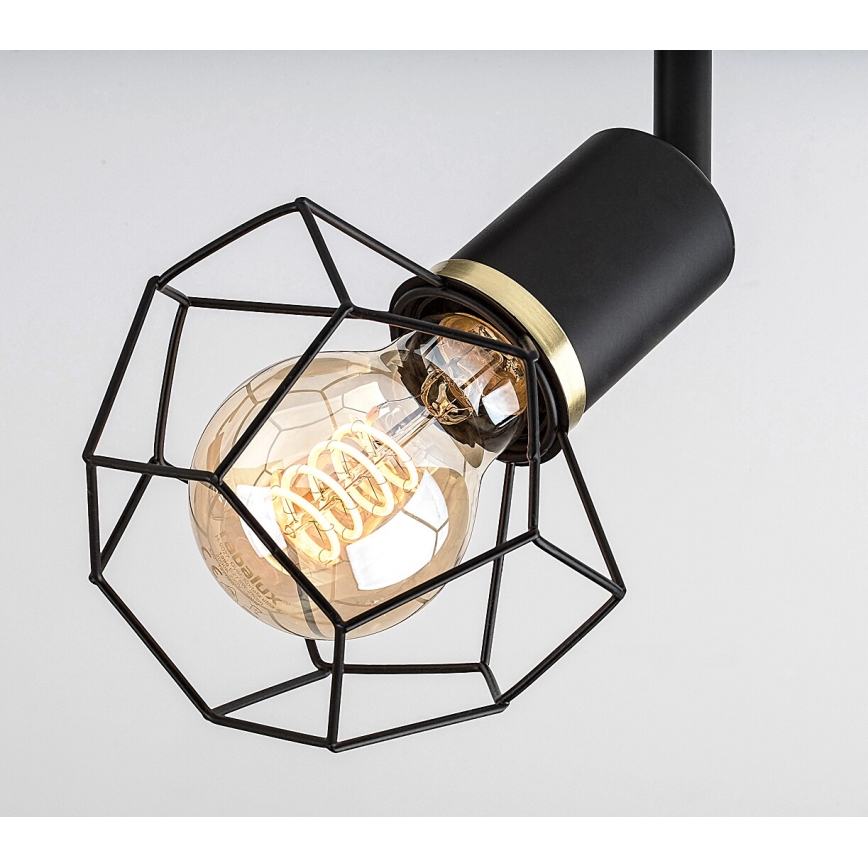 Rabalux - Точковий світильник 2xE27/40W/230V чорний