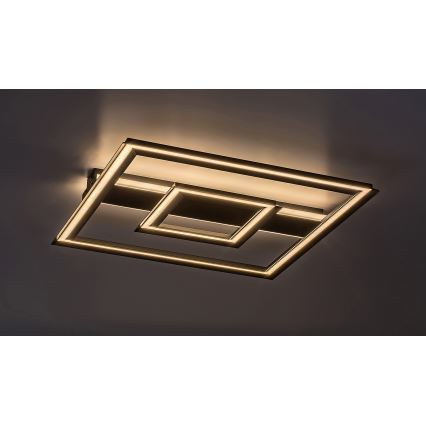 Rabalux - светодиодный потолочный светильник LED/48W/230V 3000K черный 48,5x48,5 cm