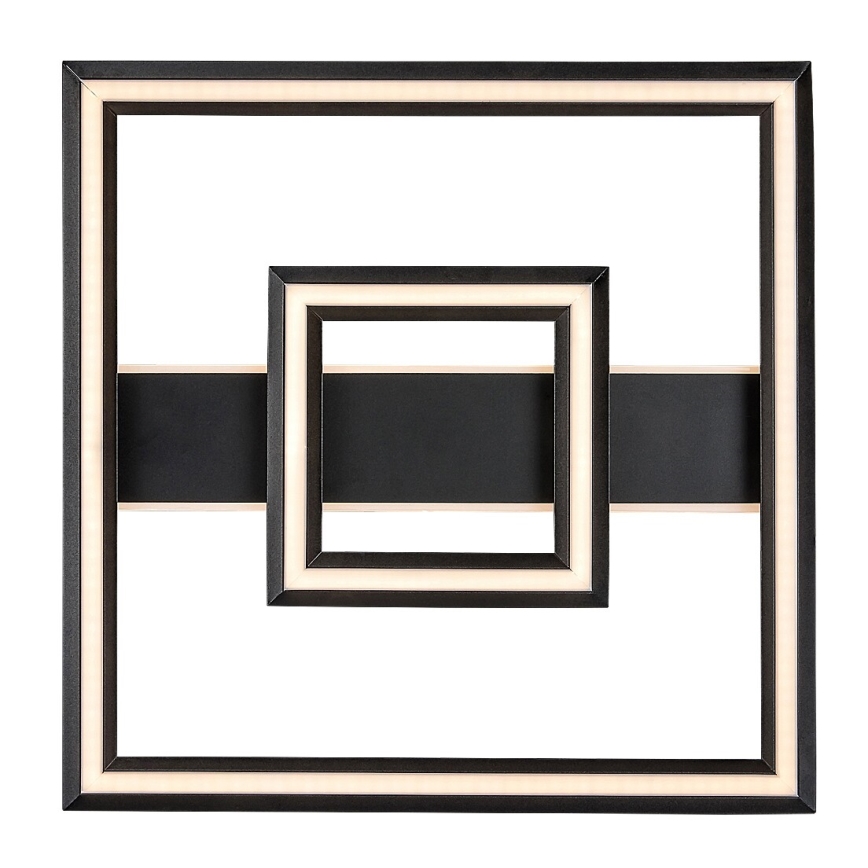 Rabalux - светодиодный потолочный светильник LED/48W/230V 3000K черный 48,5x48,5 cm