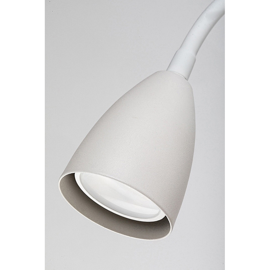 Rabalux - Настенная лампа с полкой и USB портом 1xGU10/25W/230V белый