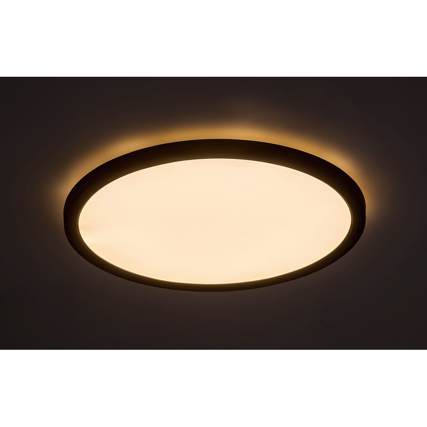 Rabalux - Стельовий LED світильник LED/36W/230V 3000/4000/6000K діаметр 40 см чорний