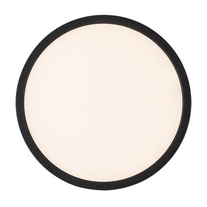 Rabalux - Стельовий LED світильник LED/36W/230V 3000/4000/6000K діаметр 40 см чорний