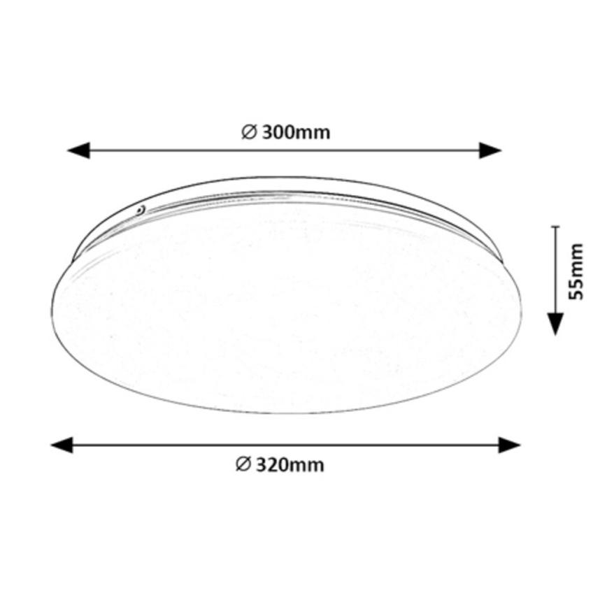 Rabalux - Светильник потолочный LED/18 Вт/230 В 3000K 32 см