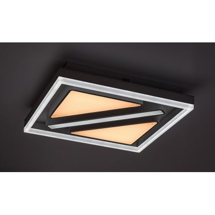 Rabalux - Світлодіодний стельовий світильник з регулюванням яскравості LED/73W/230V + пульт дистанційного керування