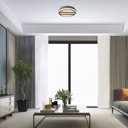 Rabalux - Светодиодный потолочный светильник с регулированием яркости LED/55W/230V + дистанционное управление