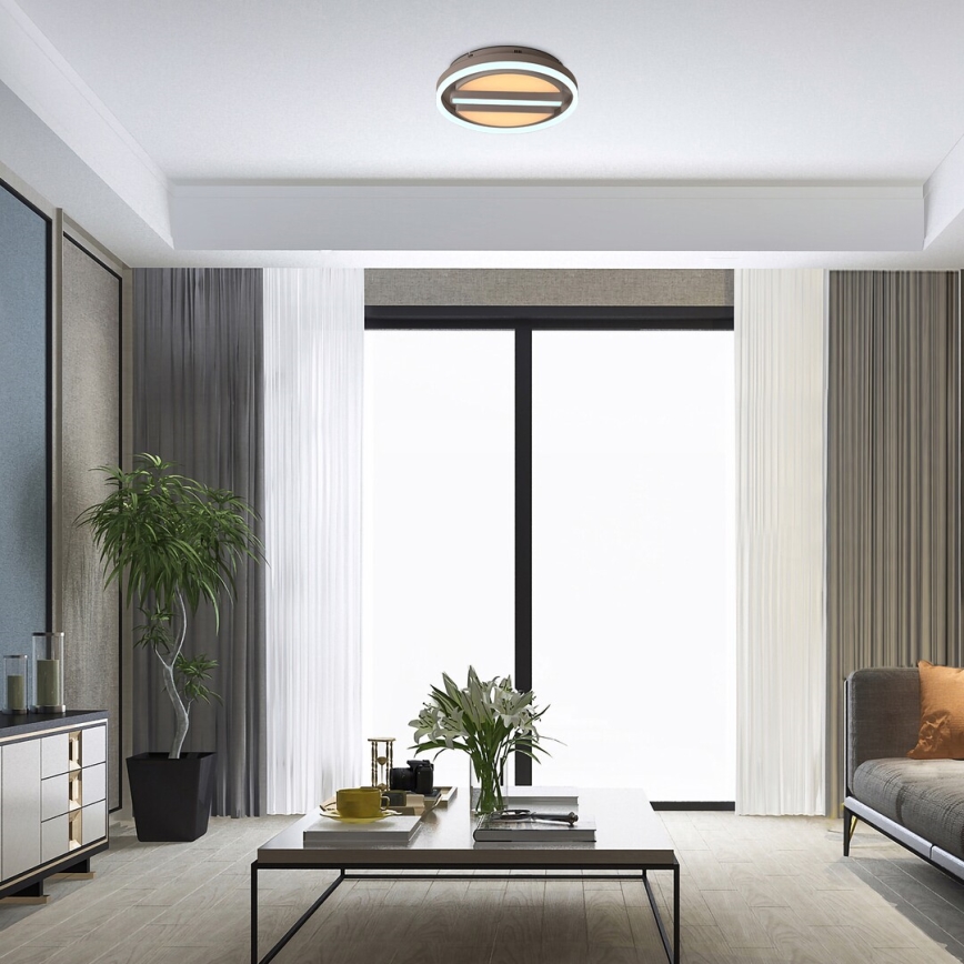 Rabalux - Светодиодный потолочный светильник с регулированием яркости LED/55W/230V + дистанционное управление