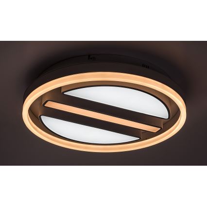 Rabalux - Светодиодный потолочный светильник с регулированием яркости LED/55W/230V + дистанционное управление