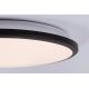 Rabalux - Светодиодный потолочный светильник LED/18W/230V 3000K черный 27 см