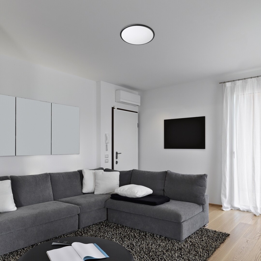 Rabalux - Світлодіодний стельовий світильник LED/18W/230V 3000K чорний 27 см