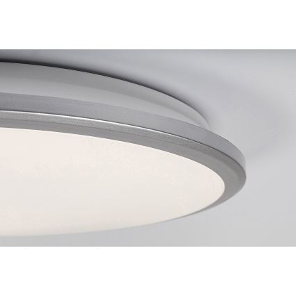 Rabalux - Світлодіодний стельовий світильник LED/18W/230V 4000K срібний 27 см