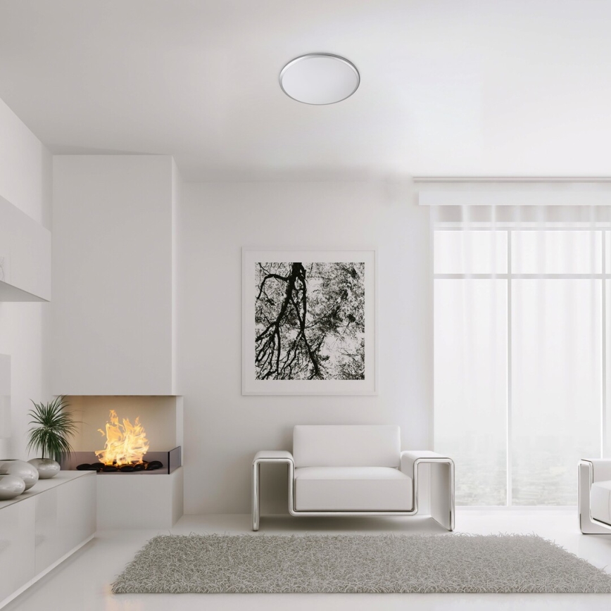 Rabalux - Светодиодный потолочный светильник LED/45W/230V 4000K серебристый 48 см