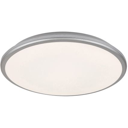 Rabalux - Світлодіодний стельовий світильник LED/45W/230V 4000K срібний 48 см