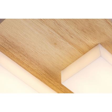 Rabalux - Светодиодный потолочный светильник LED/30W/230V 3000K дуб 40x40 см