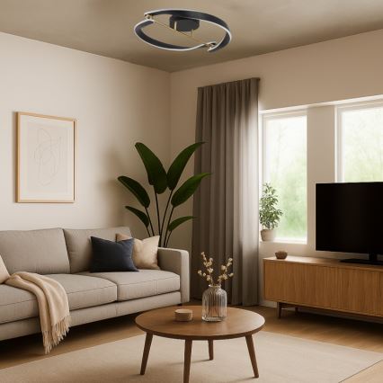 Rabalux - потолочный светильник LED, 40 Вт, 230 В, 3000 К, Ø 60 см