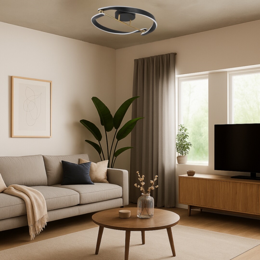 Rabalux - потолочный светильник LED, 40 Вт, 230 В, 3000 К, Ø 60 см