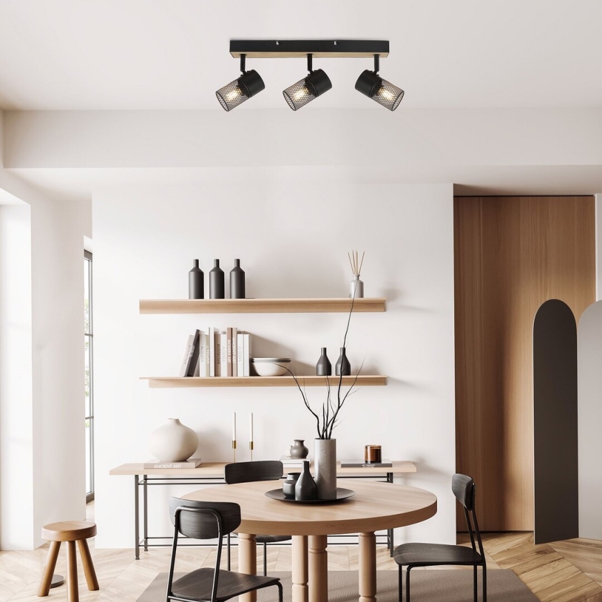 Rabalux - Точковий світильник 3xE14/40W/230V дуб