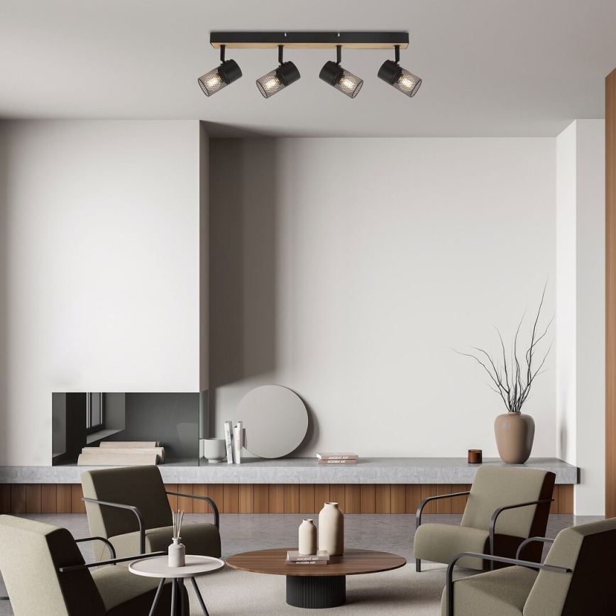 Rabalux - Точковий світильник 4xE14/40W/230V дуб