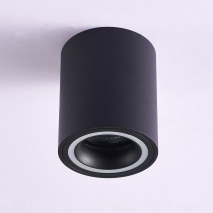 Rabalux - Точечный светильник 1xGU10/25W/230V круглый черный
