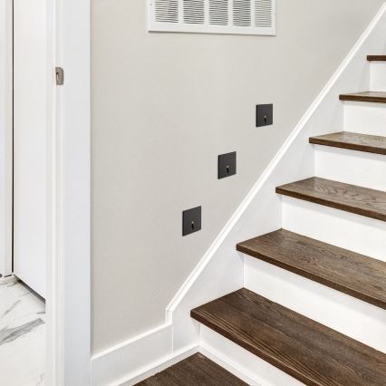 Rabalux - Світлодіодний світильник для сходів LED/3W/230V 3000K чорний