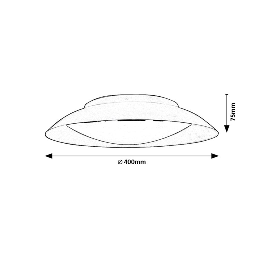 Rabalux - Светодиодный потолочный светильник LED/24W/230V 3000K диаметр 40 см