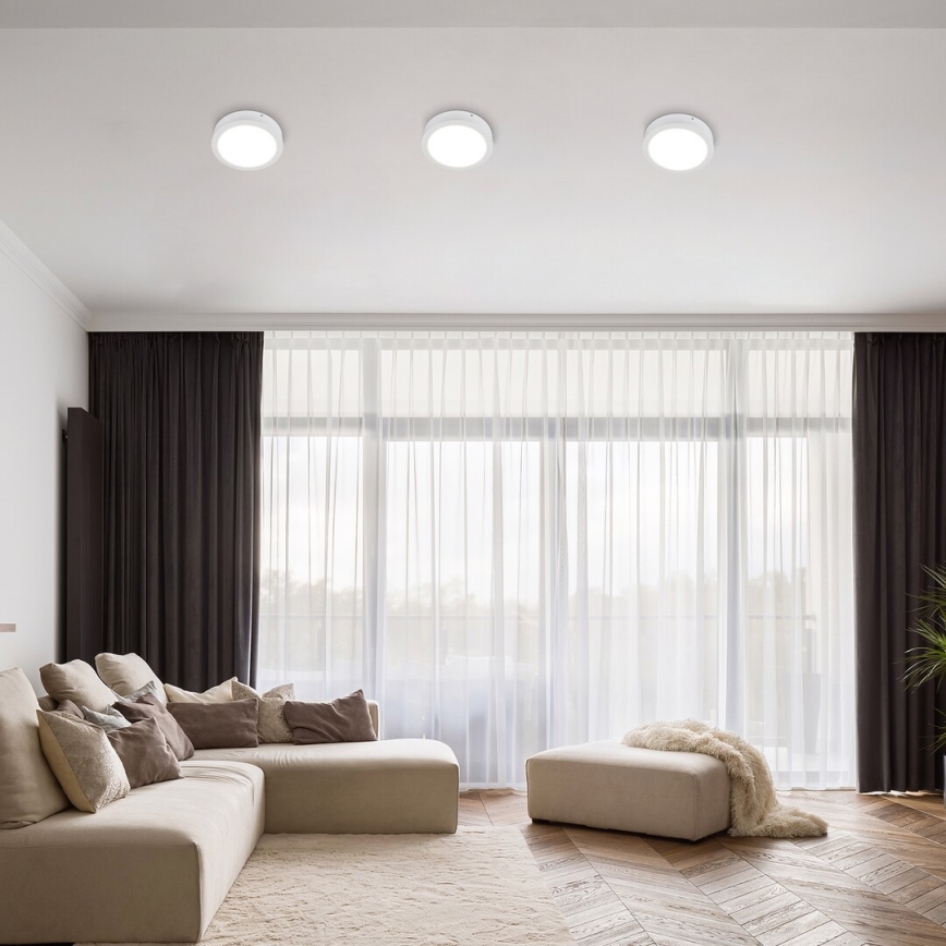 Rabalux - Стельовий LED світильник LED/24W/230V 4000K діаметр 22 см білий