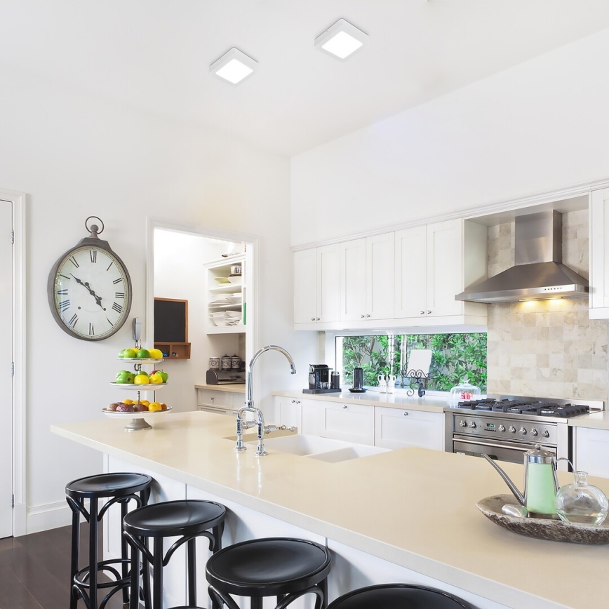 Rabalux - Светодиодный потолочный светильник LED/7W/230V 4000K 12x12 см белый