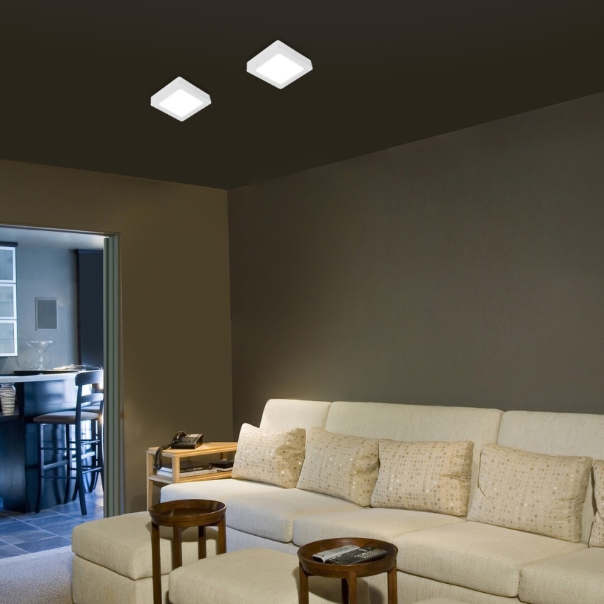 Rabalux - Стельовий LED світильник LED/15W/230V 4000K 16x16 см білий