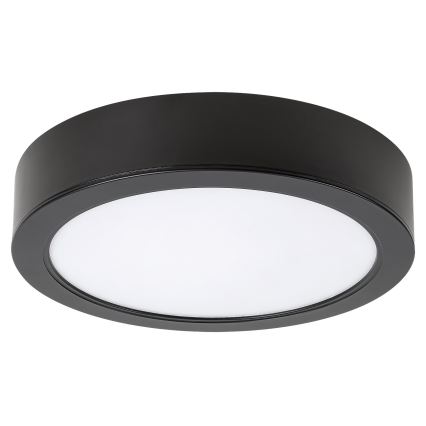 Rabalux - Стельовий LED світильник LED/7W/230V 4000K діаметр 12 см чорний