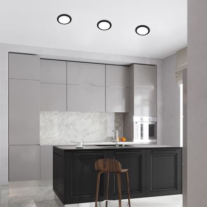 Rabalux - Светодиодный встроенный светильник LED/3W/230V диаметр 9 см черный