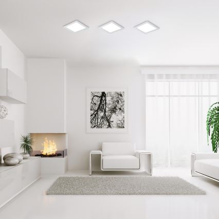 Rabalux - Светодиодный встроенный светильник LED/3W/230V 9x9 см белый