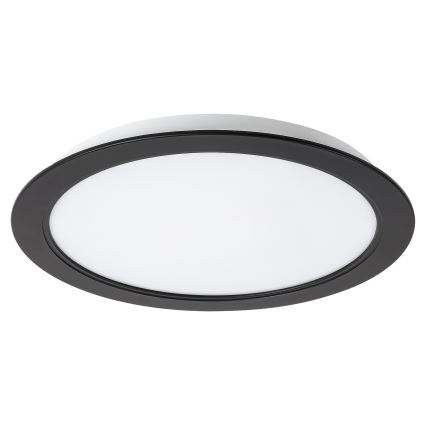 Rabalux - Світлодіодний вбудований світильник LED/18W/230V діаметр 22 см чорний