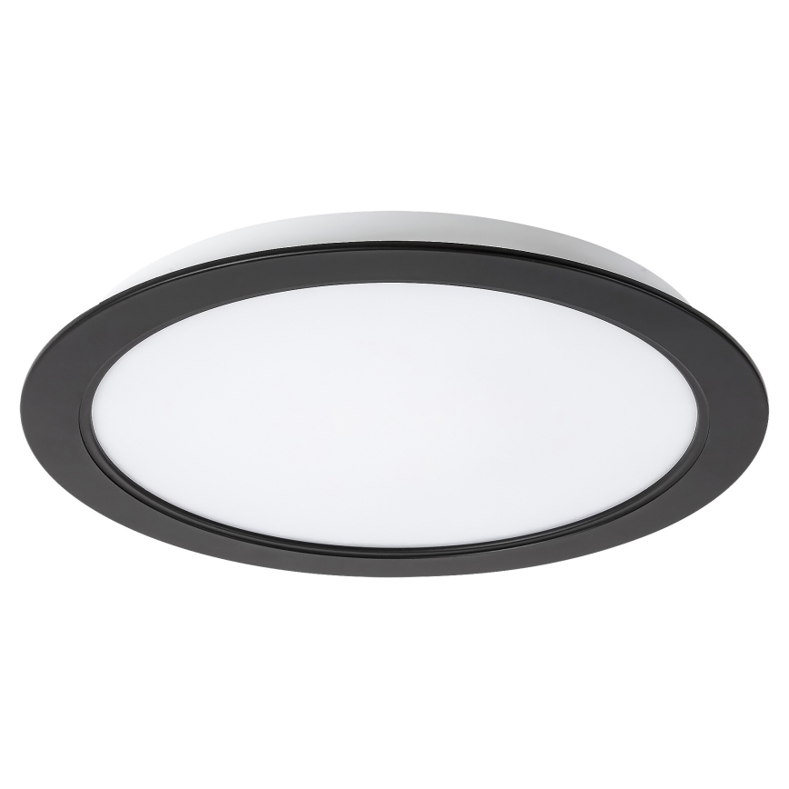 Rabalux - Світлодіодний вбудований світильник LED/18W/230V діаметр 22 см чорний