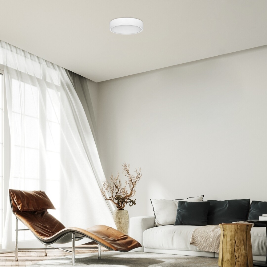 Rabalux - Стельовий LED світильник LED/22W/230V 3000/4000/6000K діаметр 21 см білий