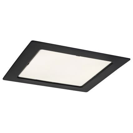 Rabalux - Світлодіодний вбудований світильник LED/18W/230V 22x22 см чорний