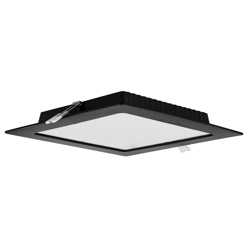 Rabalux - Світлодіодний вбудований світильник LED/18W/230V 22x22 см чорний