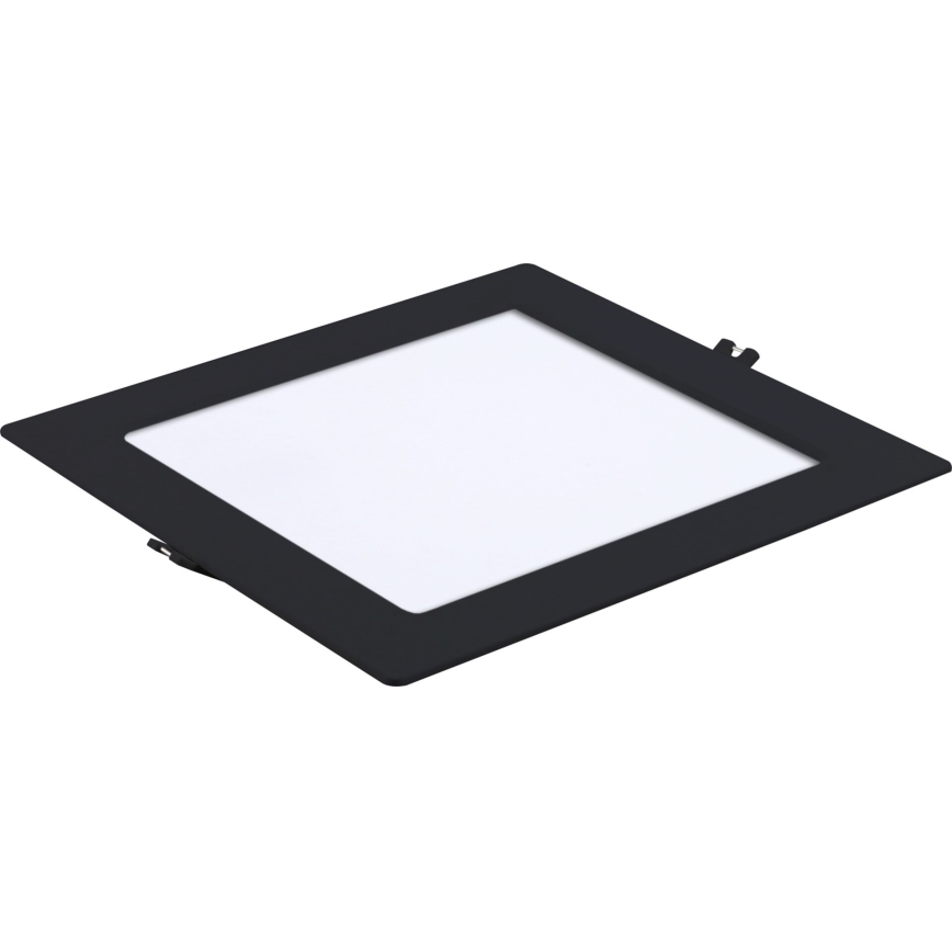 Rabalux - Світлодіодний вбудований світильник LED/18W/230V 22x22 см чорний