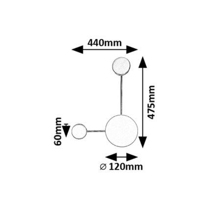 Rabalux - Светодиодный настенный светильник LED/7W/230V 3000K