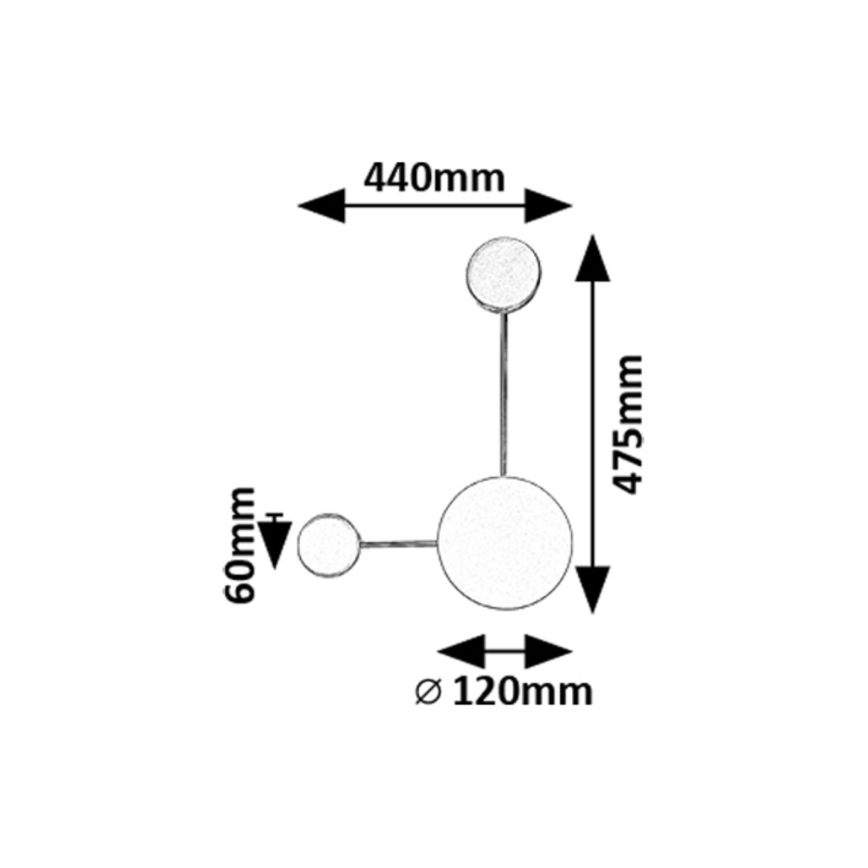 Rabalux - Светодиодный настенный светильник LED/7W/230V 3000K