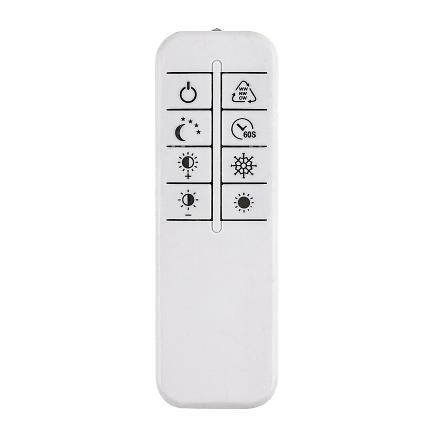 Rabalux - Диммируемый потолочный светильник LED 34 Вт/230 В, 3000–6500 К, диаметр 51 см + пульт дистанционного управления