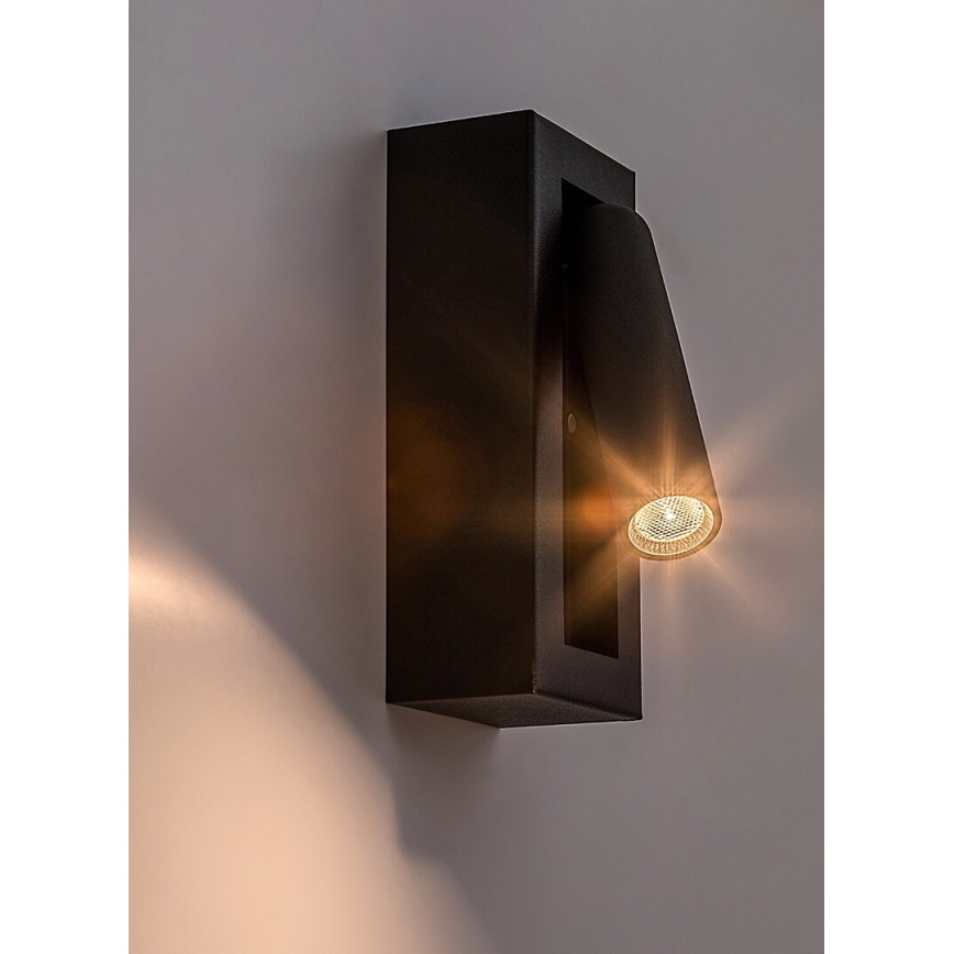 Rabalux - Світлодіодний настінний точковий світильник LED/4W/230V чорний