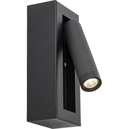 Rabalux - Світлодіодний настінний точковий світильник LED/4W/230V чорний